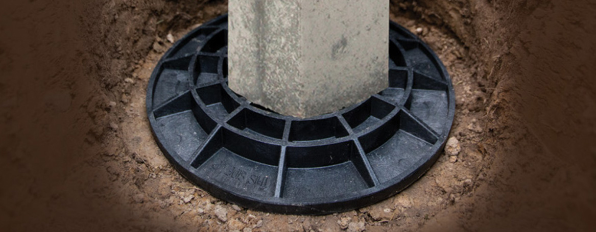 Footingpad composite footings